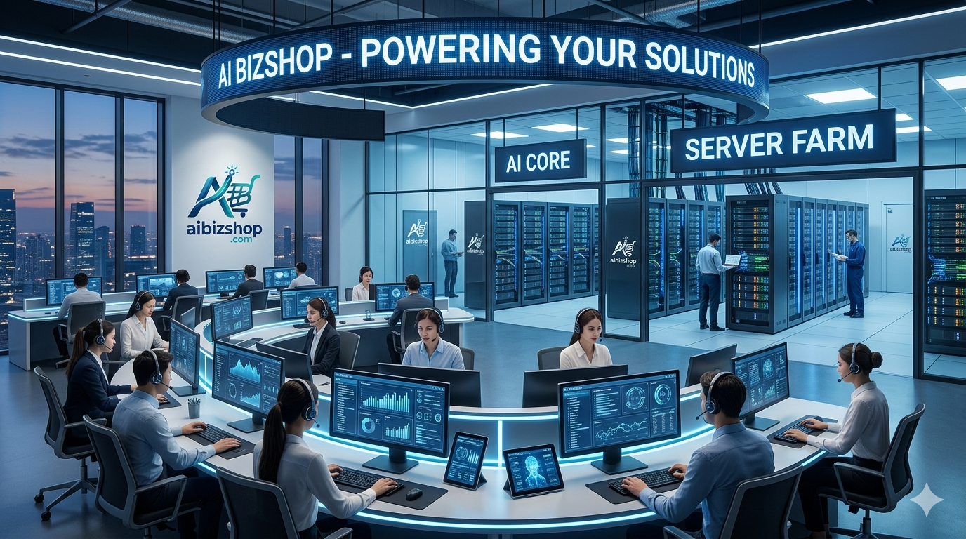 AIBIZSHOP office and business systems workspace